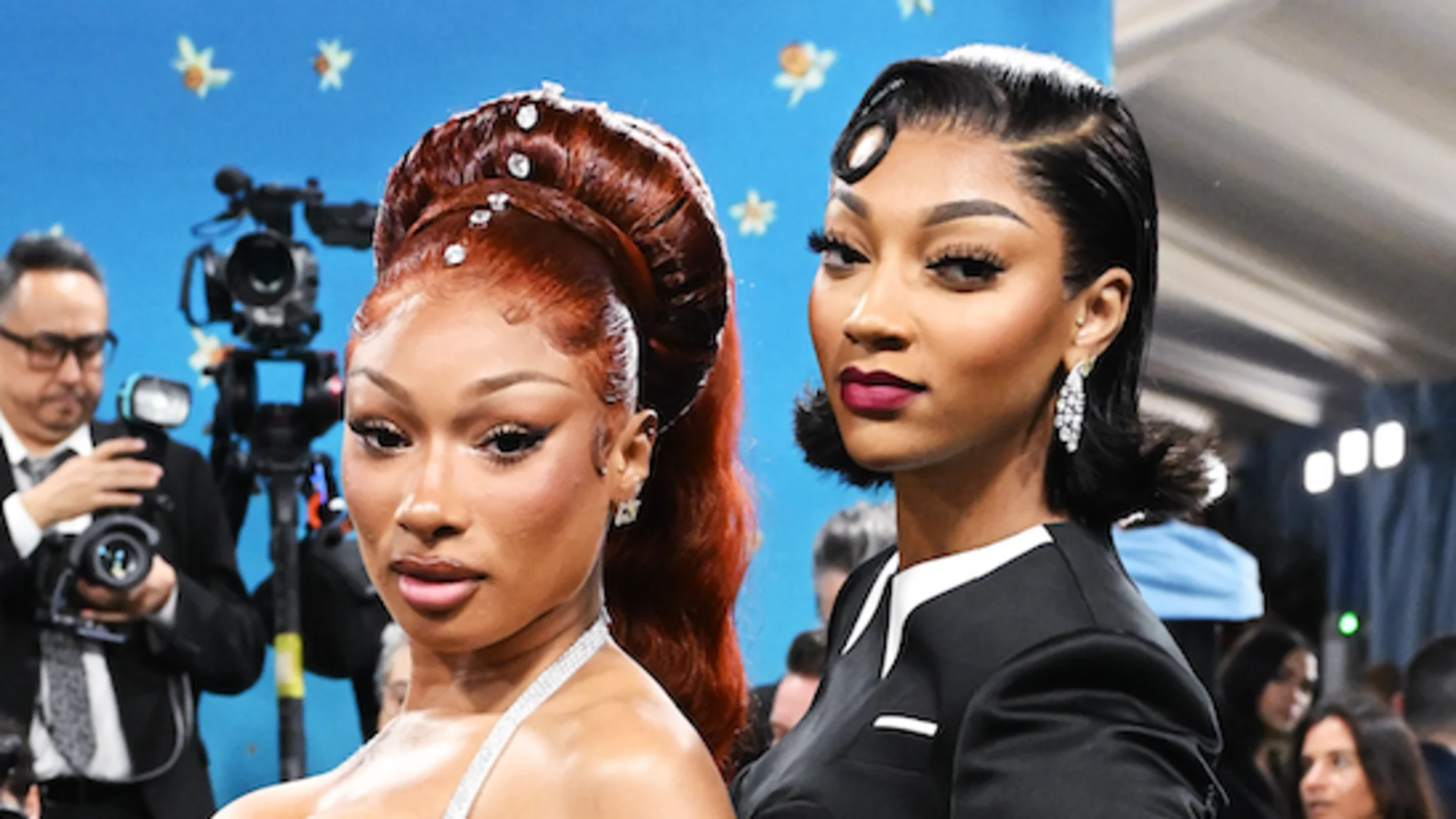 LOOK: Angel Reese Gets 'Hottie Cam' Treatment With Megan Thee Stallion In Met Gala 1 Angel Reese Gets 'Hottie Cam' Treatment With Megan Thee Stallion In Met Gala. Photo credits: Instagram