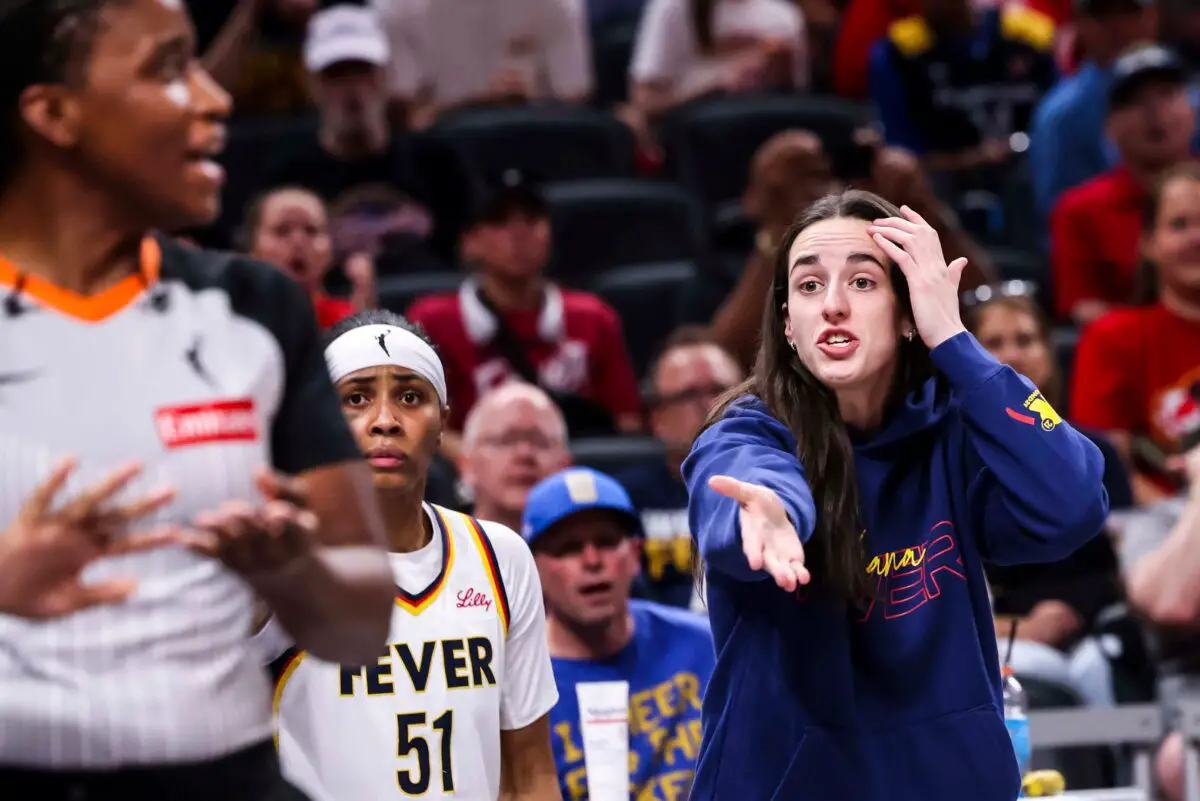 Caitlin Clark Sees Off-Camera Footage Leaked During Loss To Sparks, Goes Instantly Viral